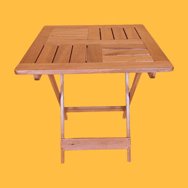 Mesa Plegable De Madera Eucaliptus 